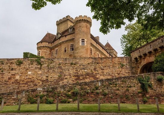 Castelnau Bretenoux castle in the Lot department