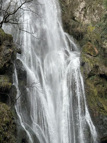 The Autoire waterfall in the Lot department