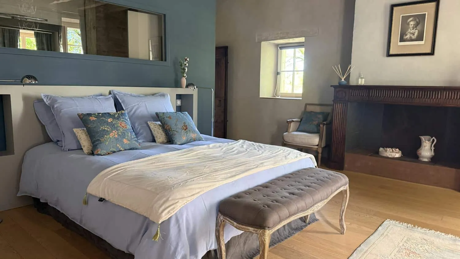 Shaded summer retreat in Azul Bedroom